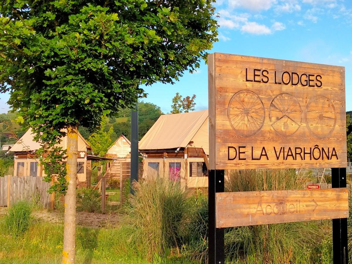 Les Lodges De La Viarhona - Tentes Lodges Virignin Exterior photo